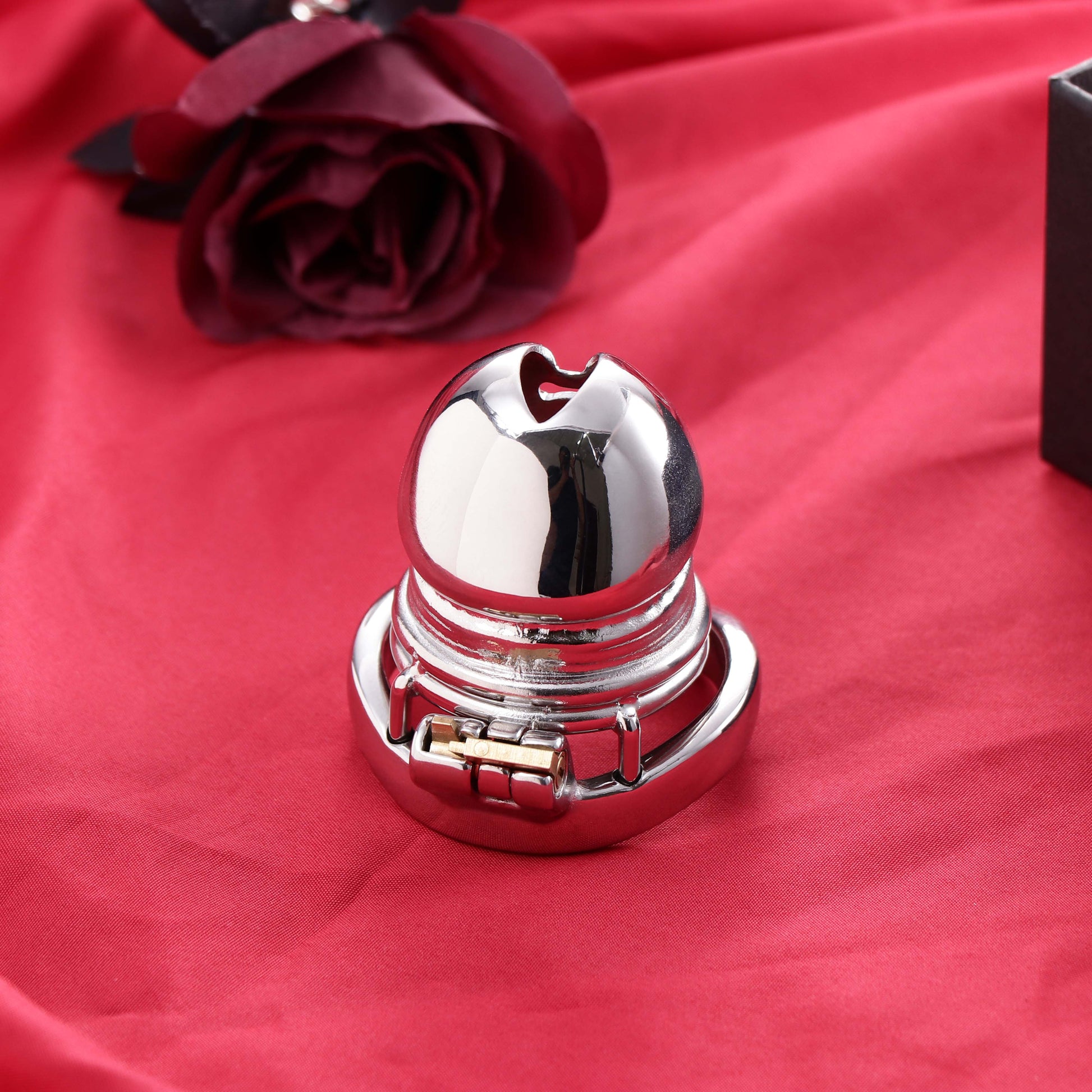 Male Solid Steel Chastity Cage, F3051 - FRRK