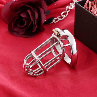 Male Chastity Full Steel Lock-Cock Penis Cage, F3010 - FRRK