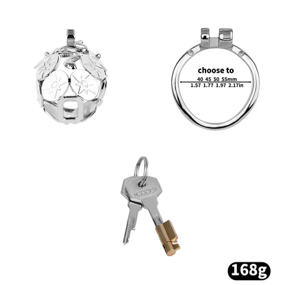 Solar Serpent Coiled Chastity Cage | F316A