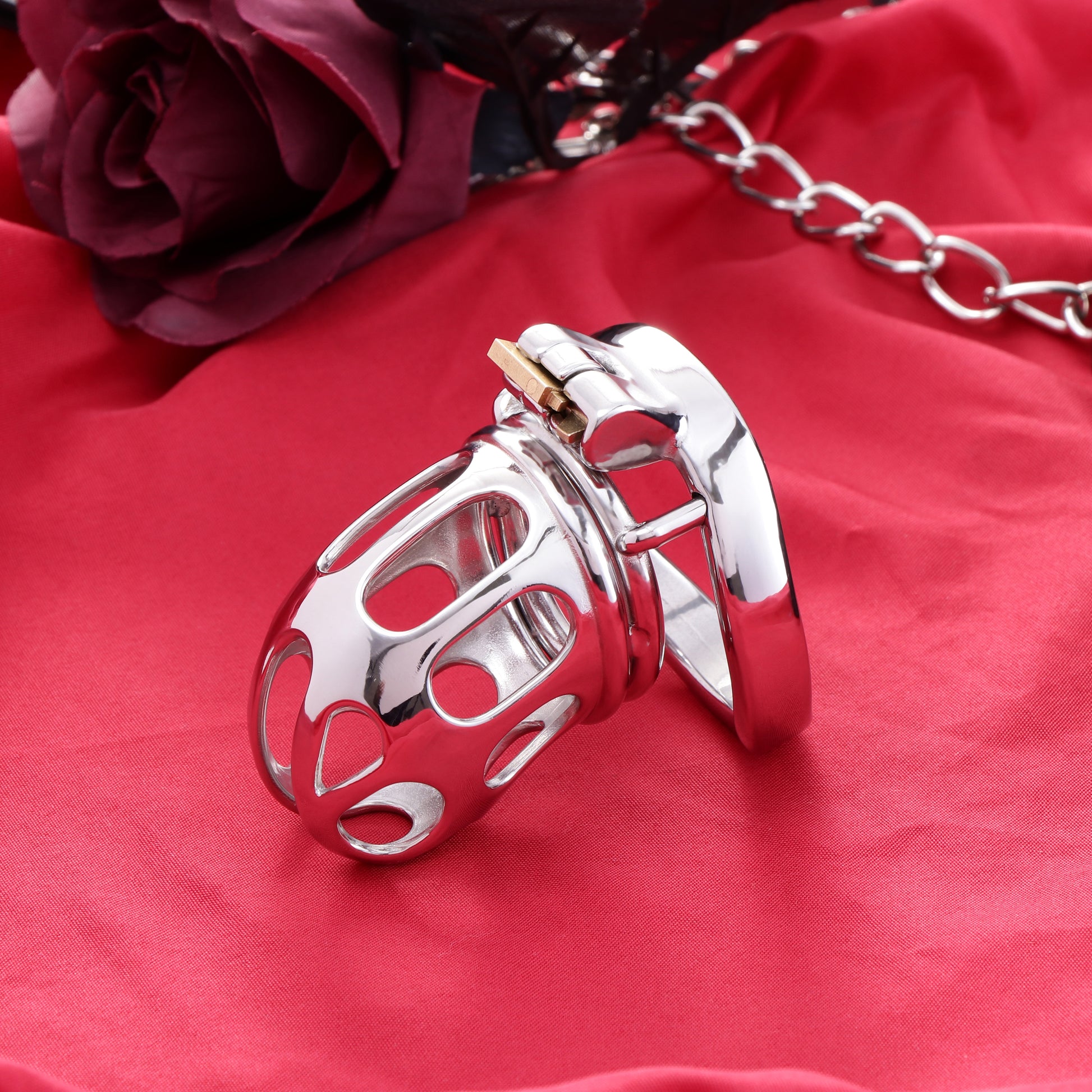 Split-Front Open Chastity Cage, F3156 - FRRK