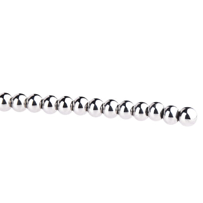 Metal Soft Urethral Sounds Penis Plug with Chain - Round shaped | F3223 - FRRK