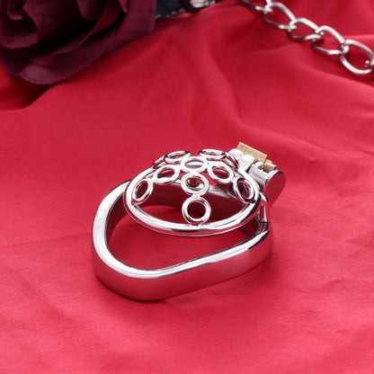 Welded Circles Chastity Cage, F3170 - FRRK