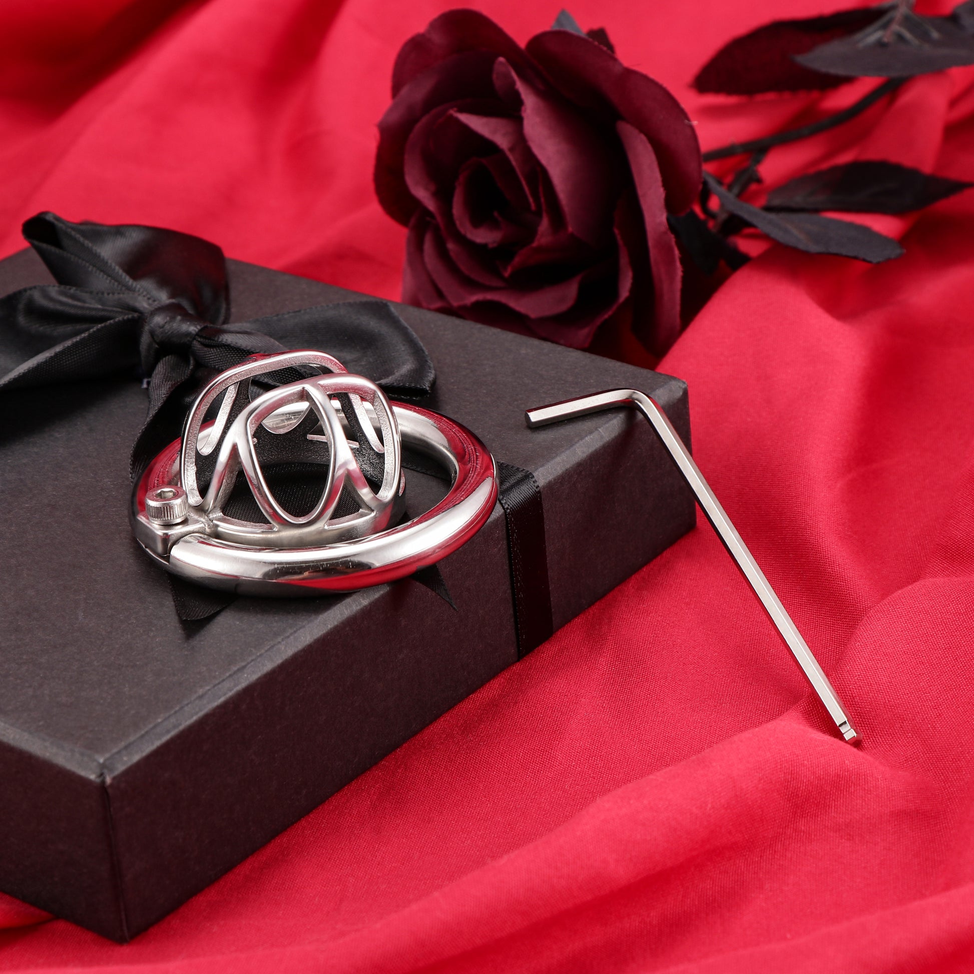 Split-Front Open Small Chastity Cage, F3140 - FRRK