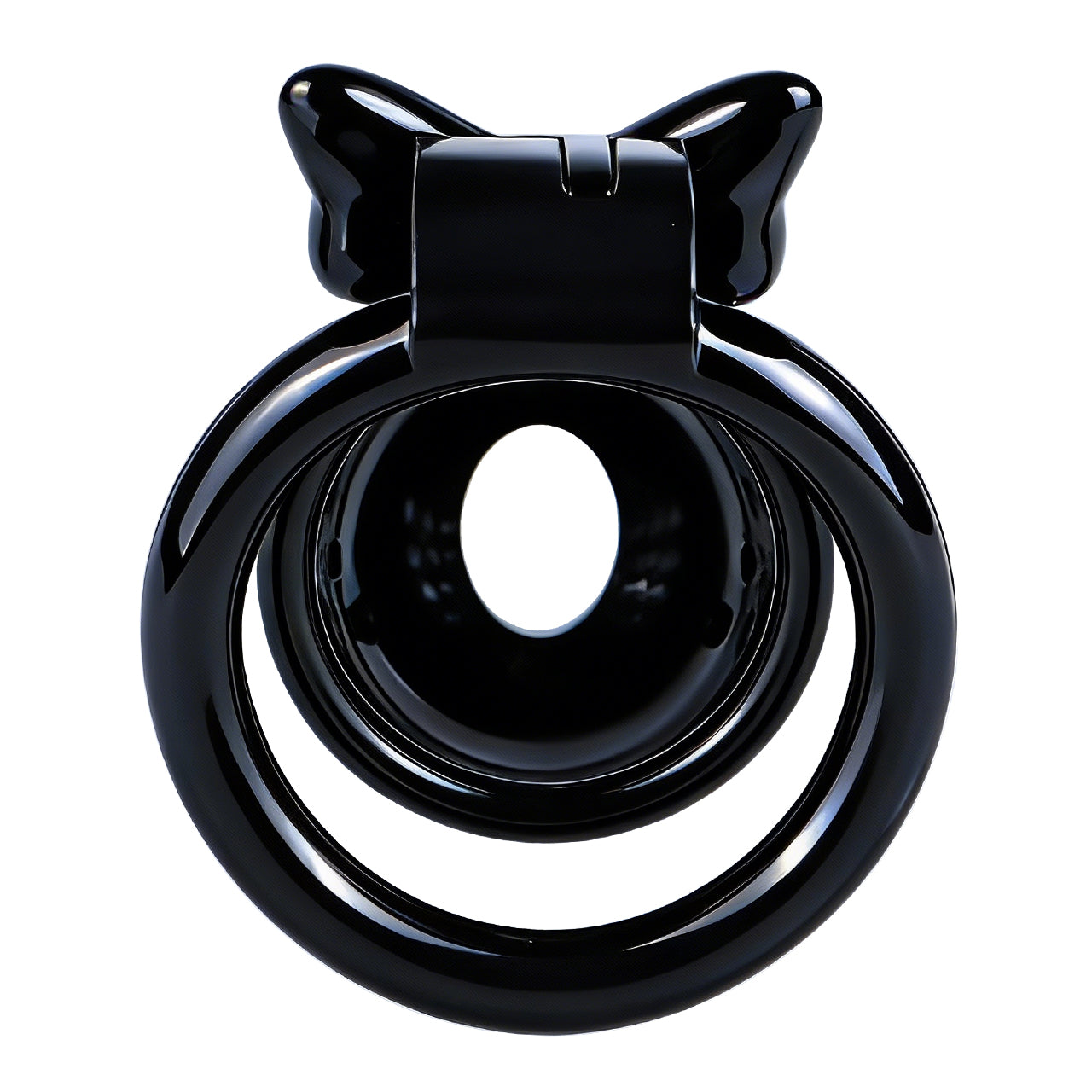 Black Bowtie Elegant Sissy Maid Chastity Cage | F321A