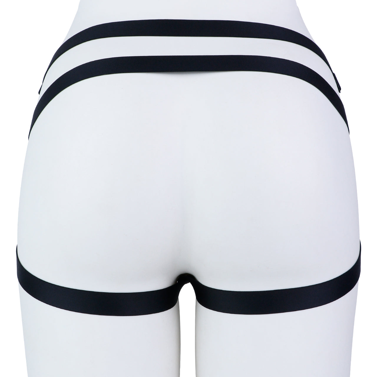 Elastic T-Back Chastity Harness | PU12