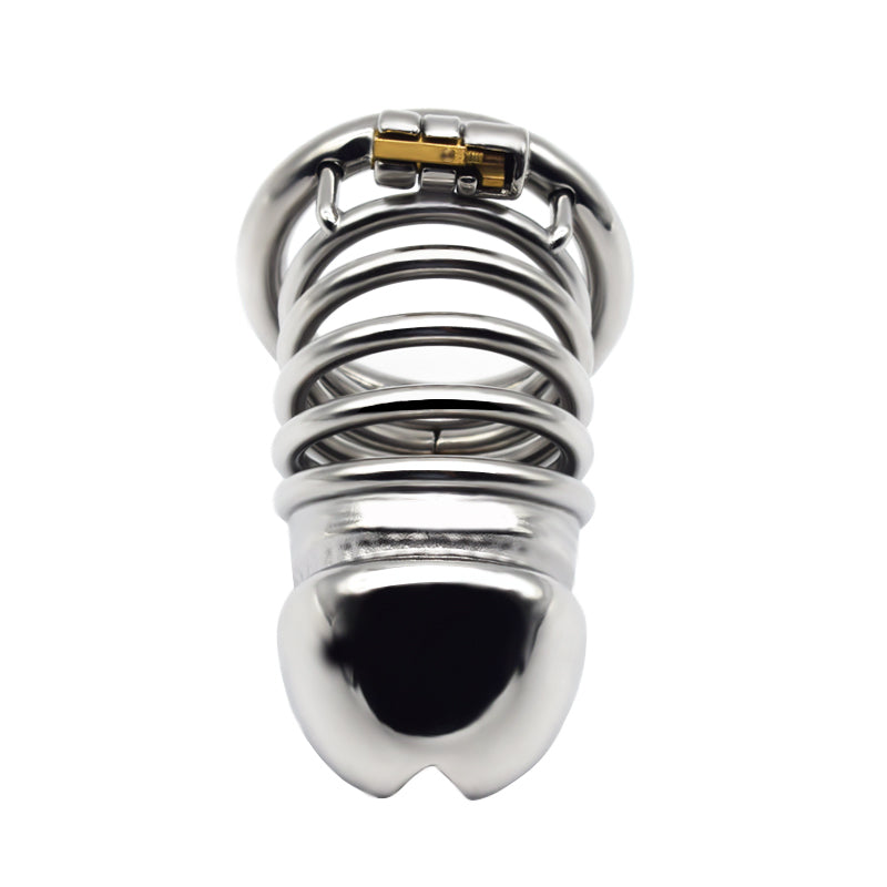 Male Solid Steel Chastity Cage, F3055 - FRRK
