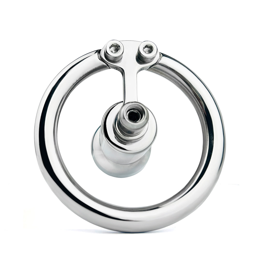 Flat Inverted Chastity Cage With Dildo, F3404 - FRRK