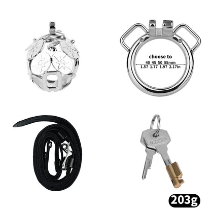 Solar Serpent Coiled Chastity Cage | F316A