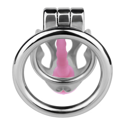 Cobra Series Mamba Chastity Cage | F312A Medium Size - Silver