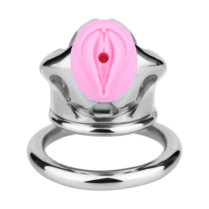 Cobra Series Mamba Chastity Cage | F312A Medium Size - Silver
