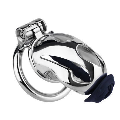 Cobra Series Mamba Chastity Cage | F312A Medium Size - Silver