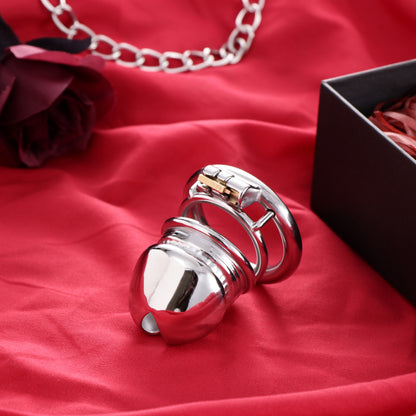 Male Solid Steel Chastity Cage, F3052 - FRRK