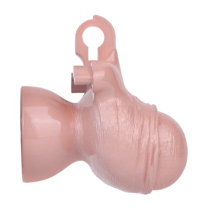 ABS Resin Realistic Dick Chastity Cage – Inverted Type AS036