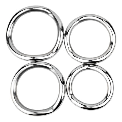 Stainless Steel Curved Cock Ring, F3227 - FRRK