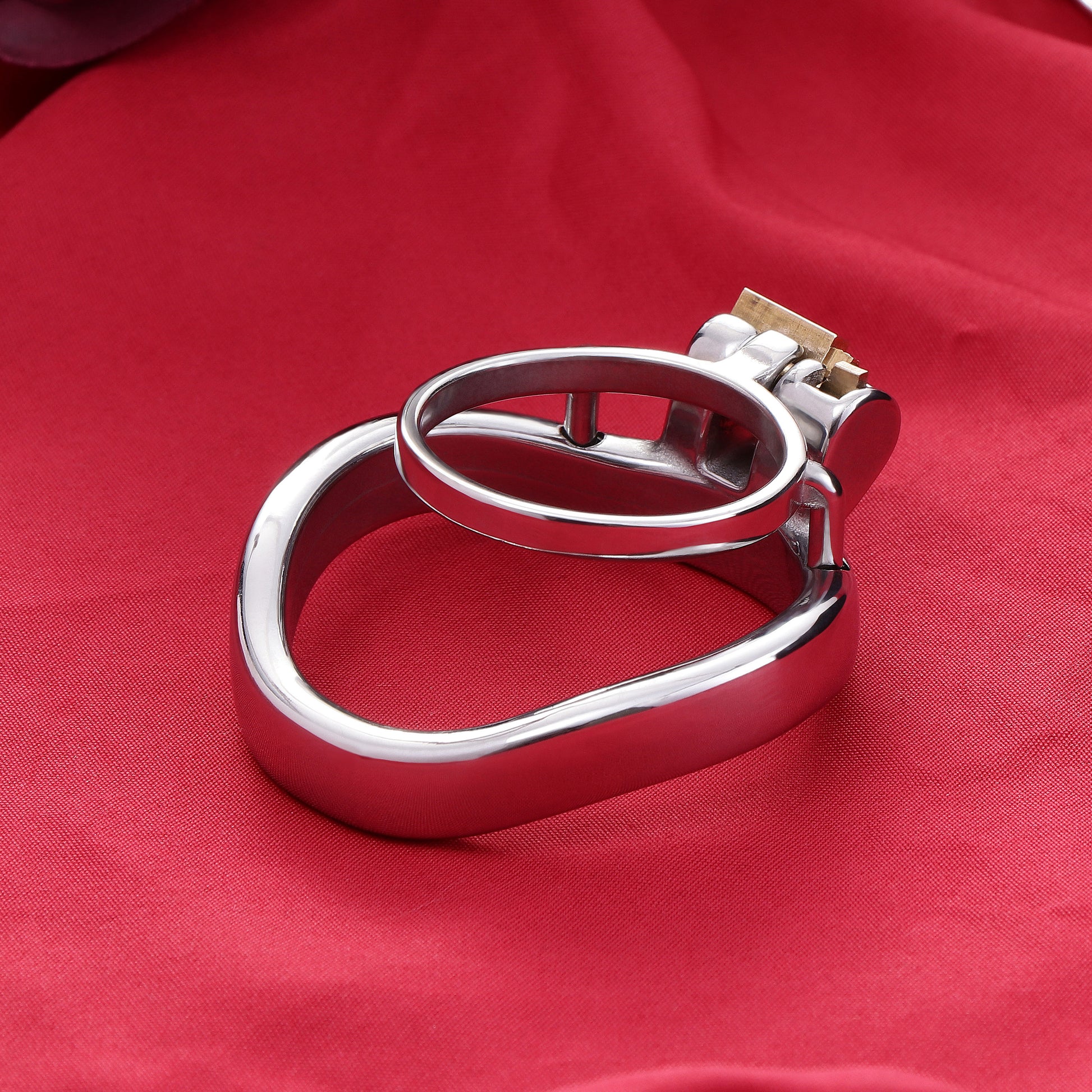 Dual Cock Ring Chastity Cage, F3122 - FRRK