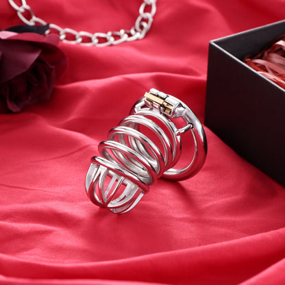 Male Top Split Open Chastity Cage, F3047 - FRRK