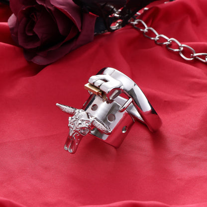 Bull Head Skeleton Male Chastity Cage, F3087 - FRRK