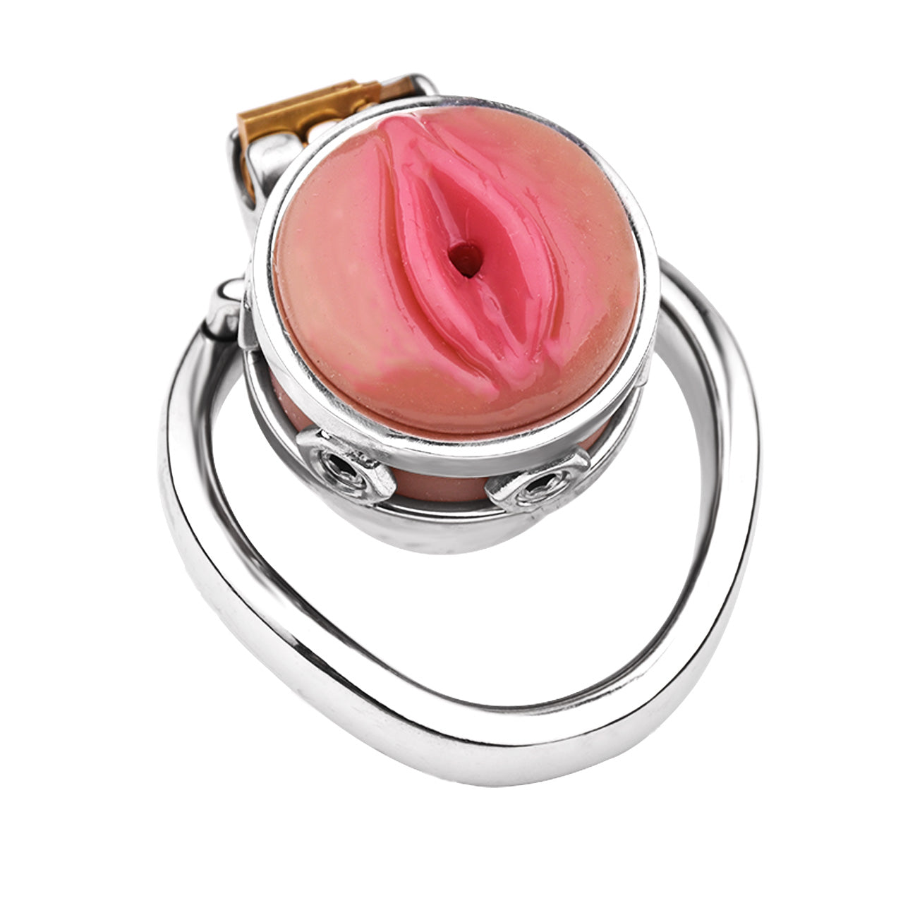 Silicone Pussy Inverted Chastity Cage, F3411 - FRRK