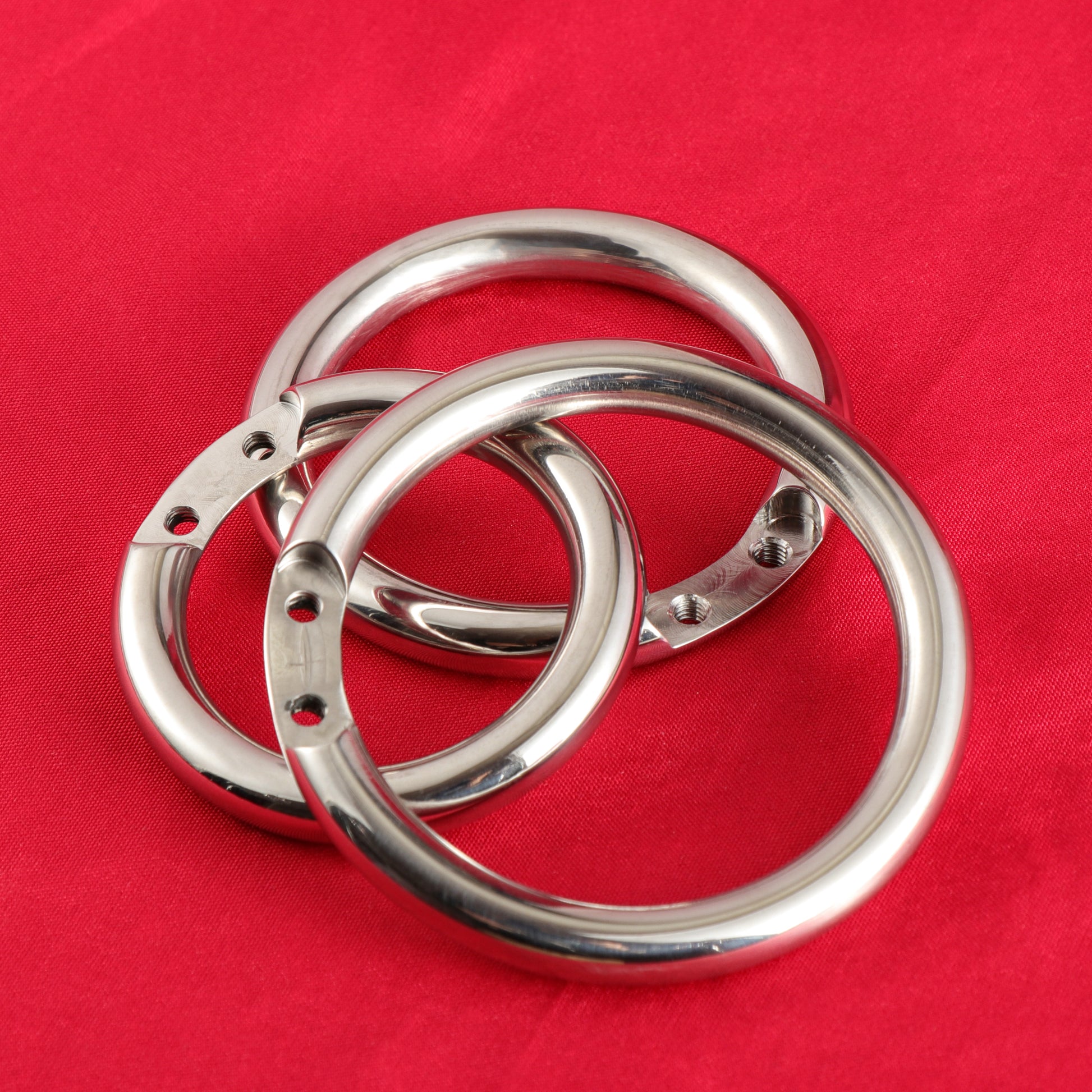Base Rings for FRRK Chastity Cage That Fit Double Screw Lock Only, K07 - FRRK