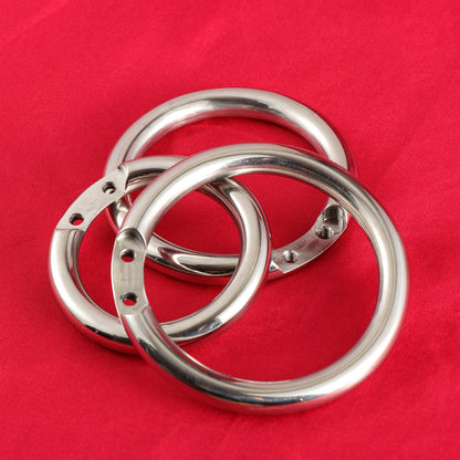 Base Rings for FRRK Chastity Cage That Fit Double Screw Lock Only, K07 - FRRK