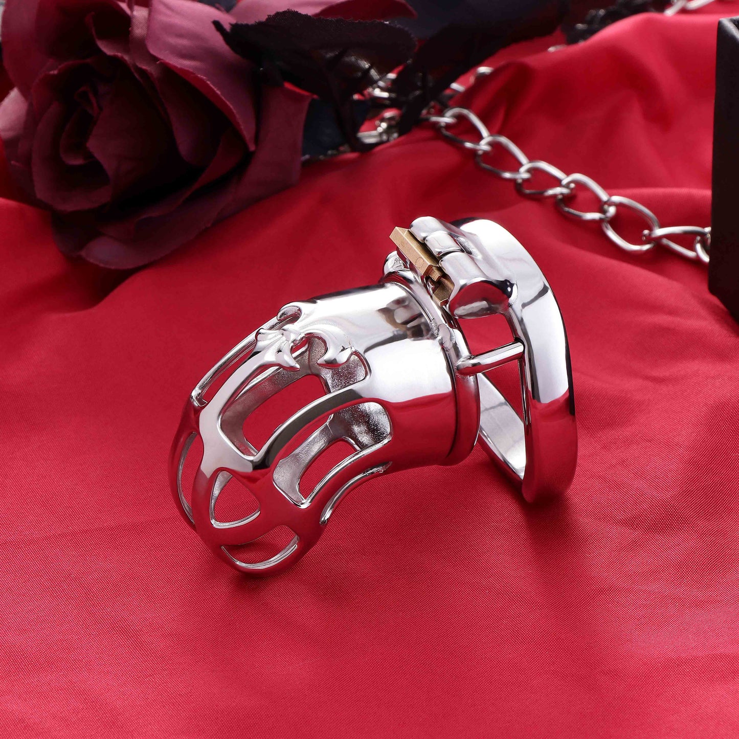 Stainless Steel Metal Small Mamba Chastity Cage | F3115