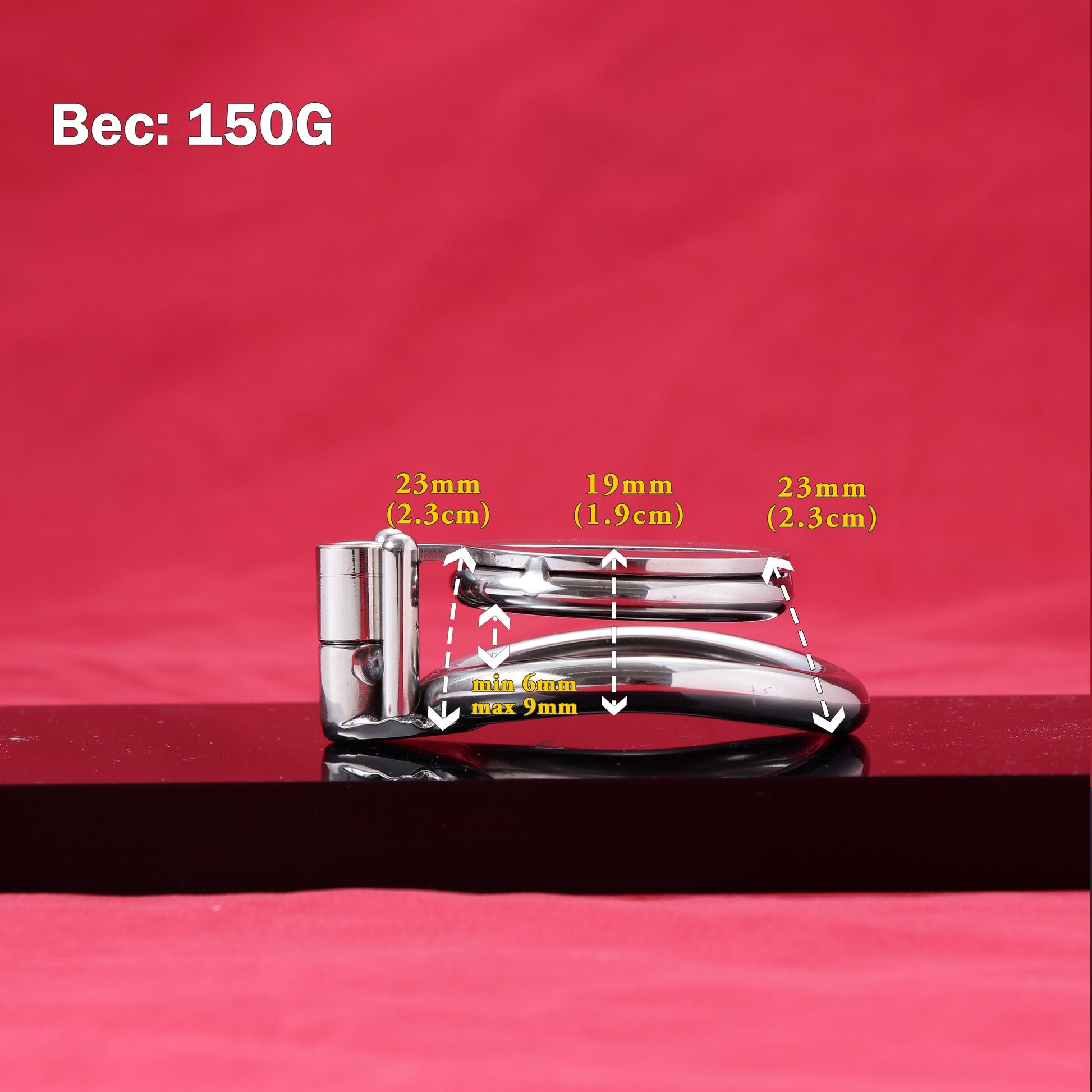 Allen Wrench Key Flat Chastity Cage, F3071 - FRRK