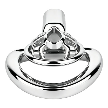 Night Silver Spider Chastity Cage | F328A
