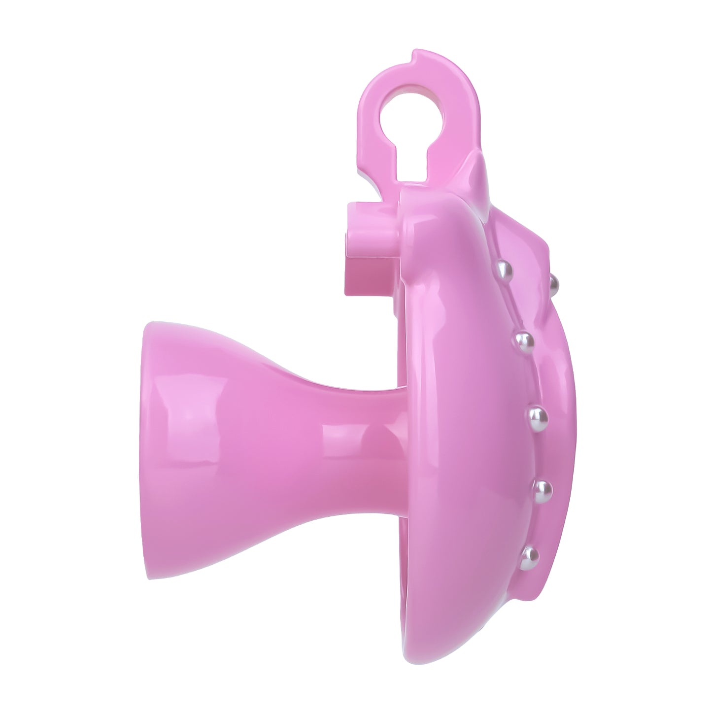 ABS Resin Rhinestone Inverted Pussy Chastity Cage | AS604