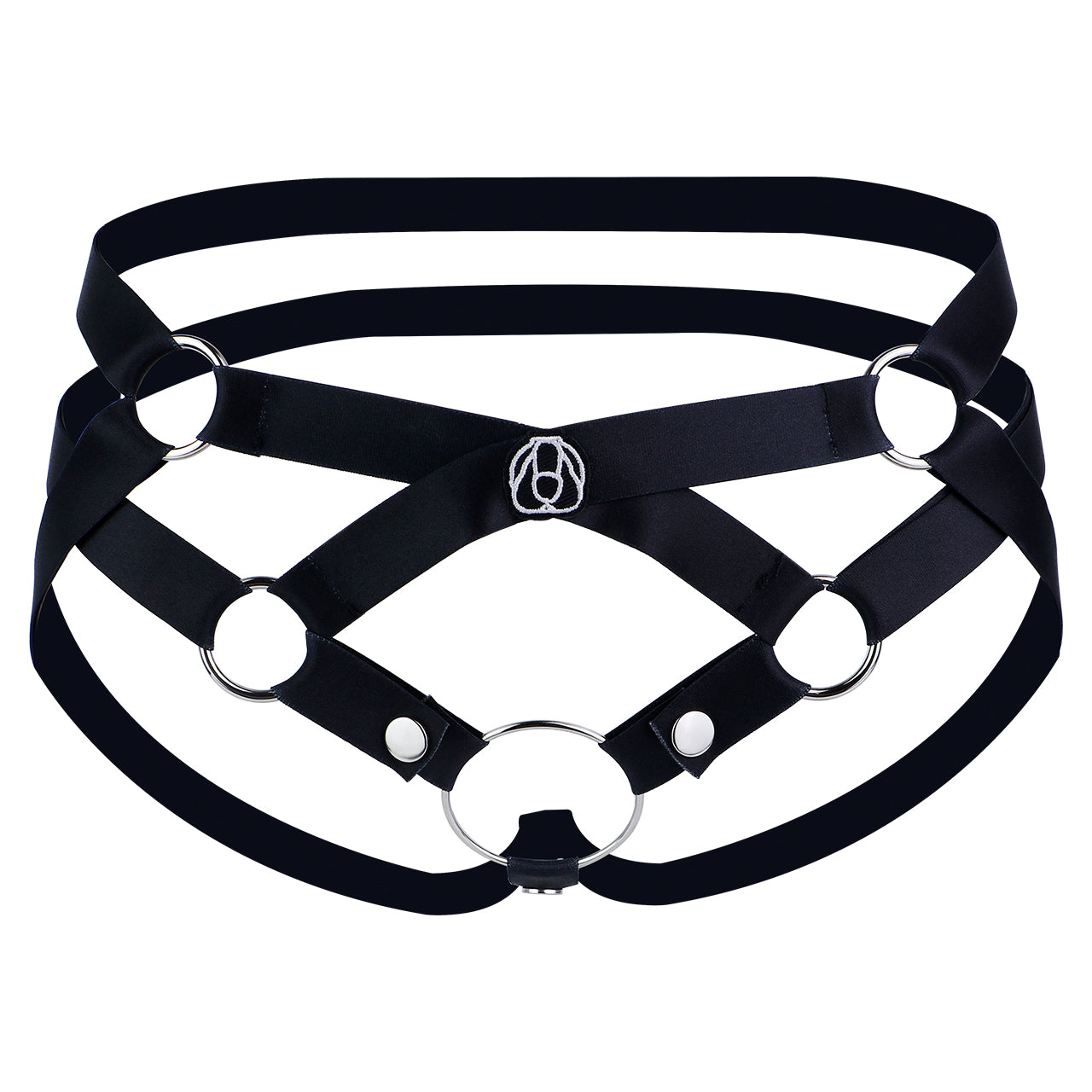 Elastic T-Back Chastity Harness | PU12