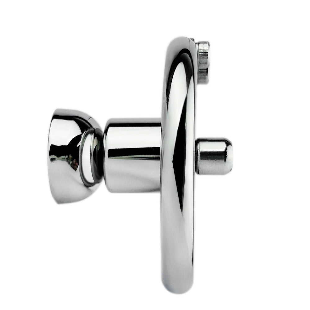 Large Flat Plate Inverted Chastity Cage With Pussy, F3405 - FRRK
