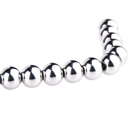Metal Soft Urethral Sounds Penis Plug with Chain - Round shaped | F3223 - FRRK