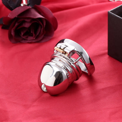 Male Solid Steel Chastity Cage, F3051 - FRRK