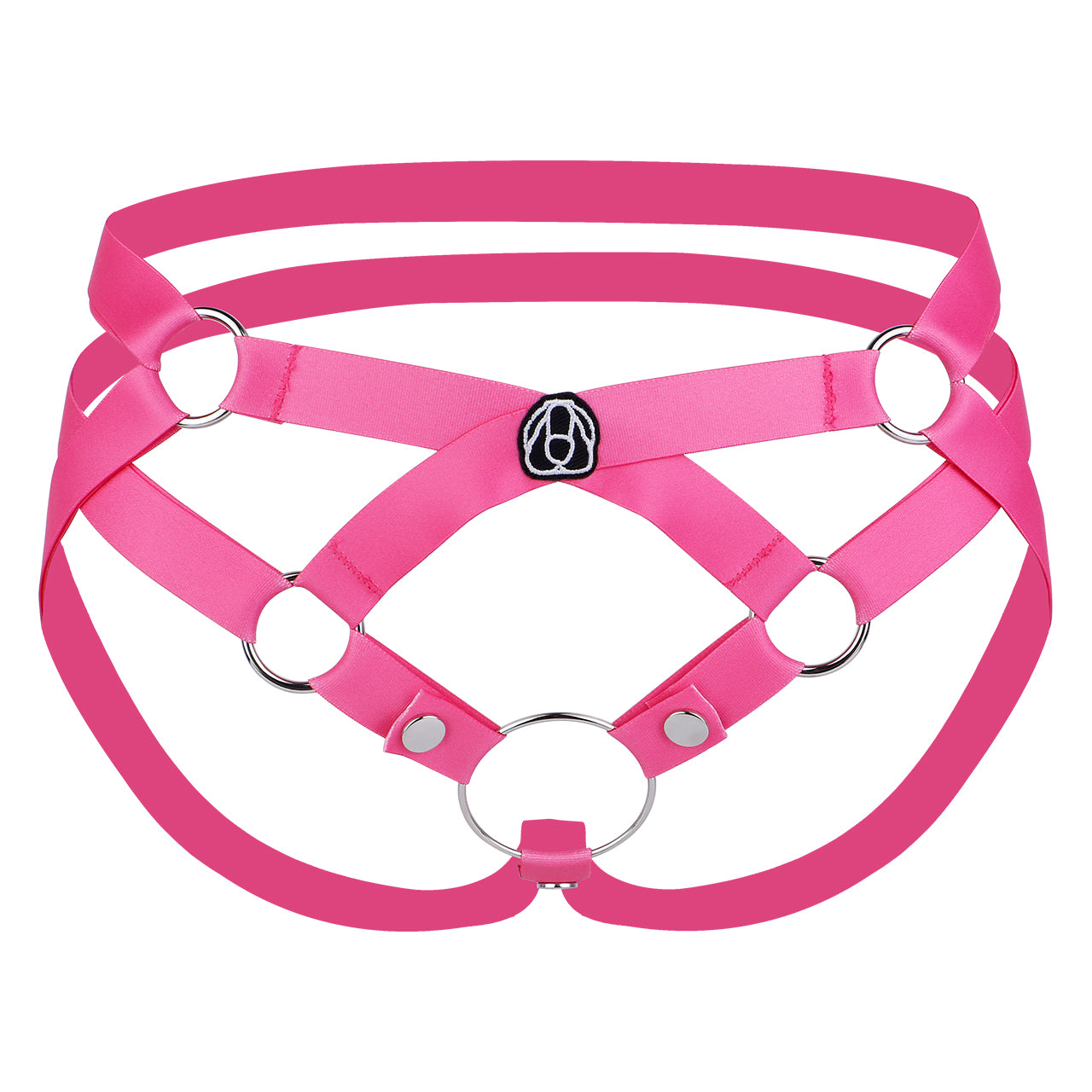 Elastic T-Back Chastity Harness | PU12