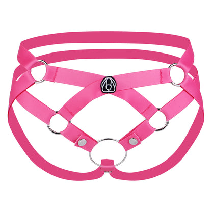 Elastic T-Back Chastity Harness | PU12