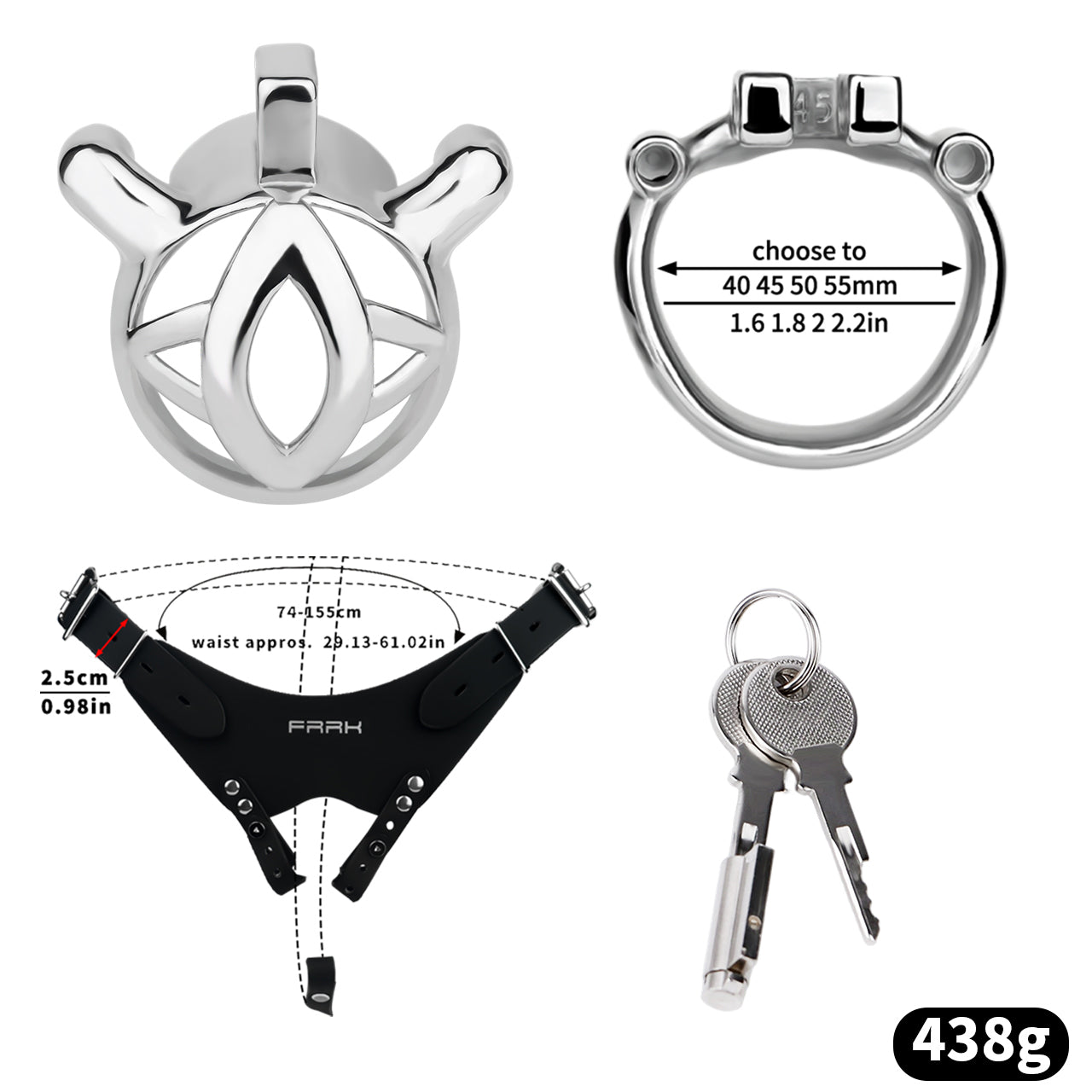 Eye of Horus Micro Chastity Cage | F301A