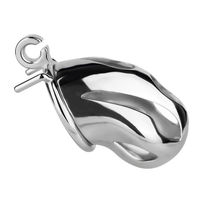 Cobra Series Mamba Chastity Cage | F312A Medium Size - Silver