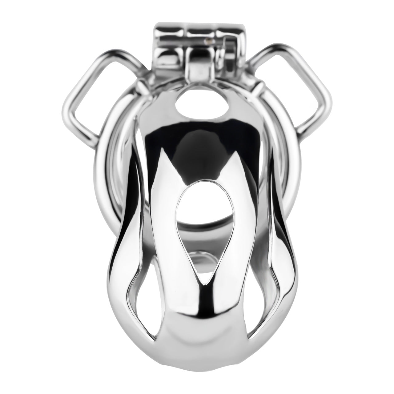 Cobra Series Mamba Chastity Cage | F312A Large Size - Silver