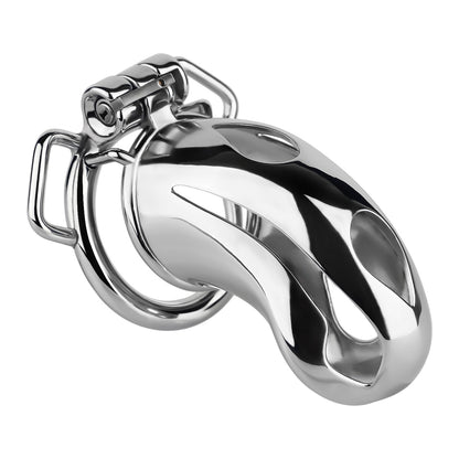 Cobra Series Mamba Chastity Cage | F312A Large Size - Silver