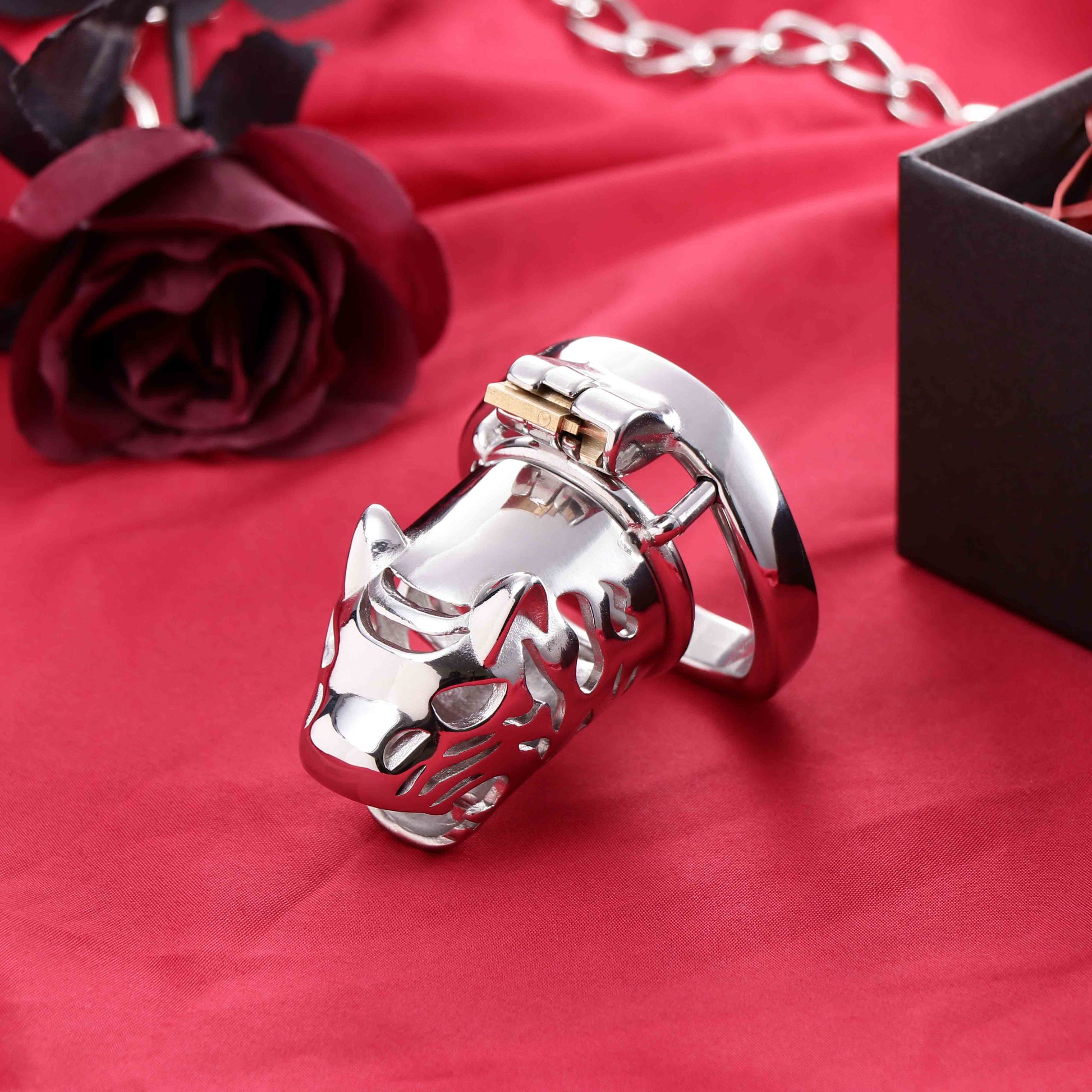 Standard Leopard Chastity Cage, F3037 - FRRK