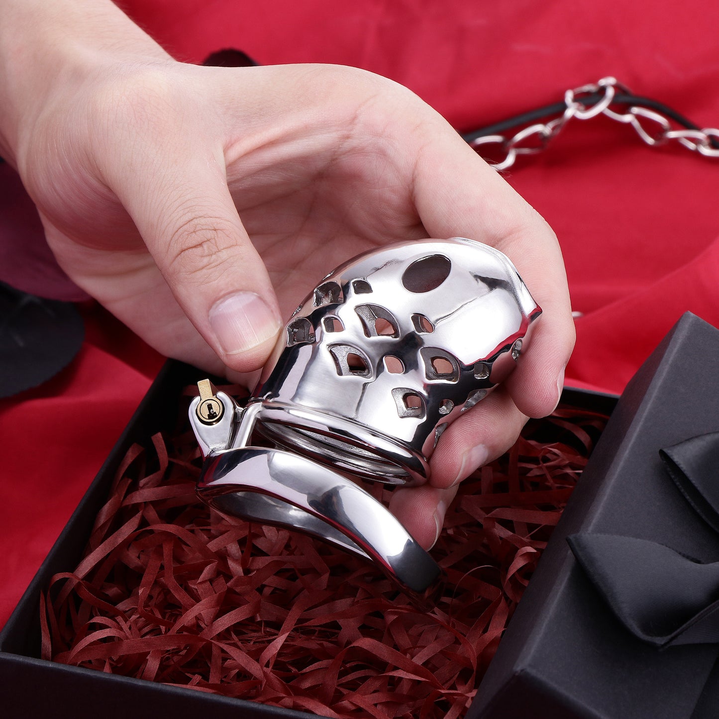 37mm Diameter Large Male Chastity Cage, F3085 - FRRK