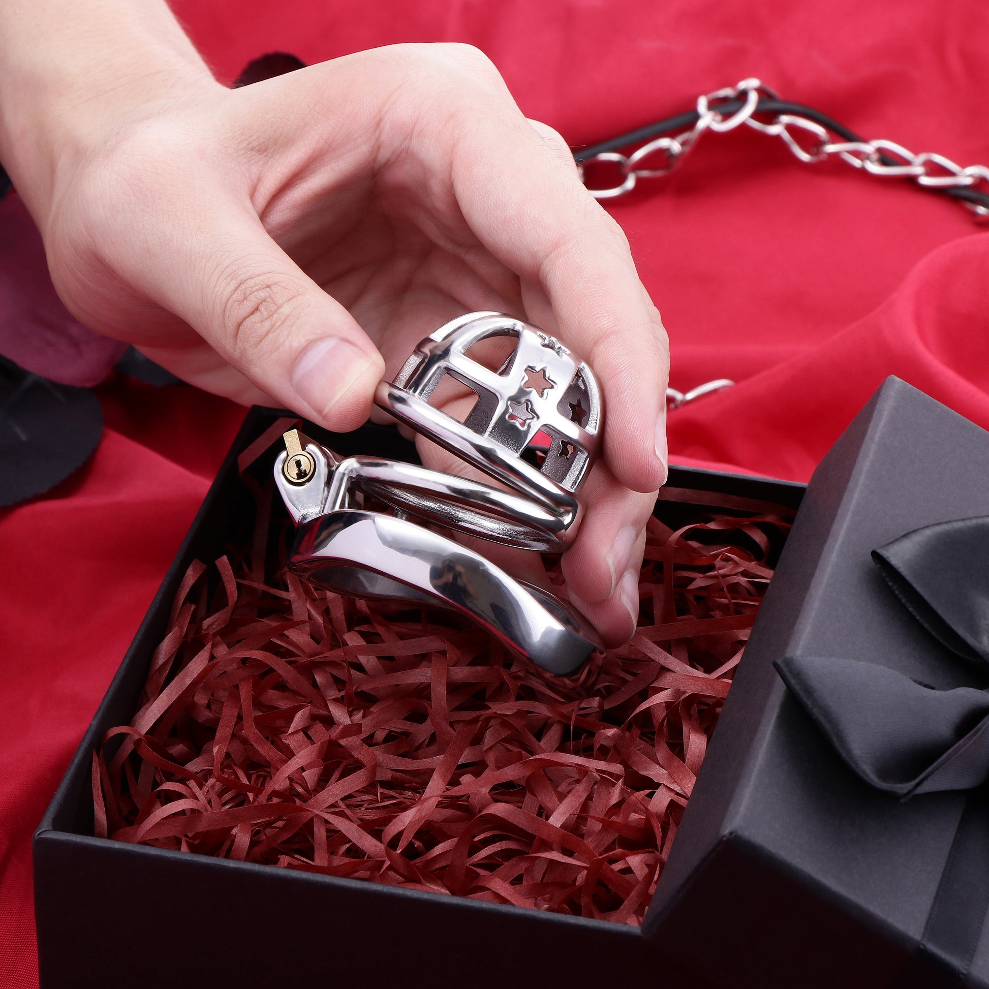 37mm Diameter Large Male Chastity Cage, F3065 - FRRK
