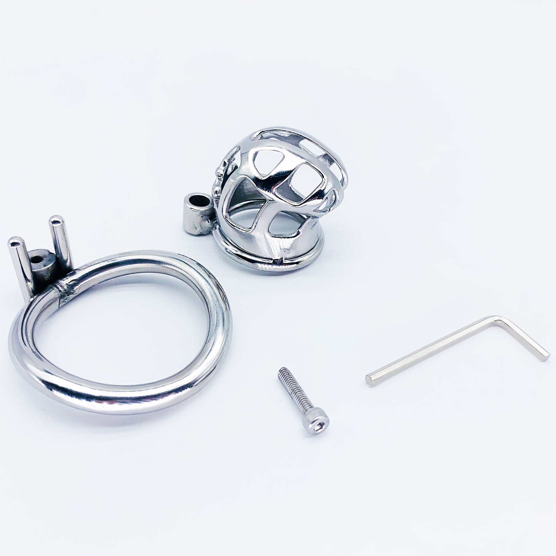 Small Mamba Chastity Cage Allen Wrench Lock | F3091