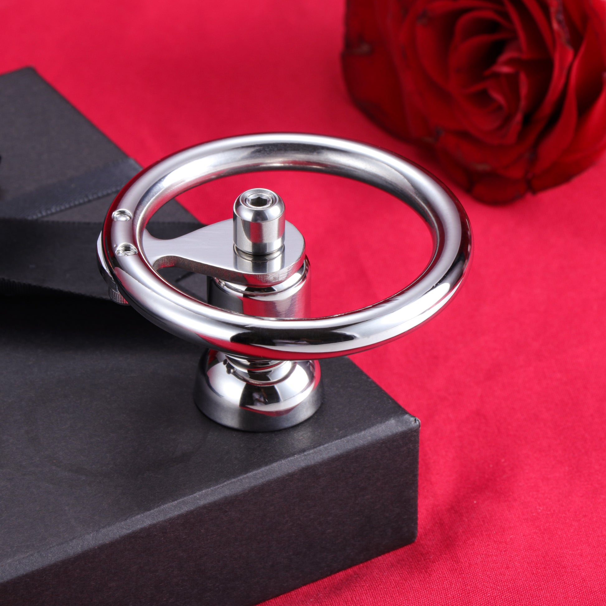 Flat Inverted Chastity Cage With Dildo, F3403 - FRRK