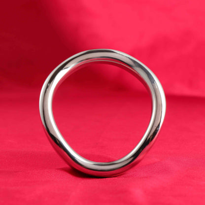 Stainless Steel Curved Cock Ring, F3038 - FRRK