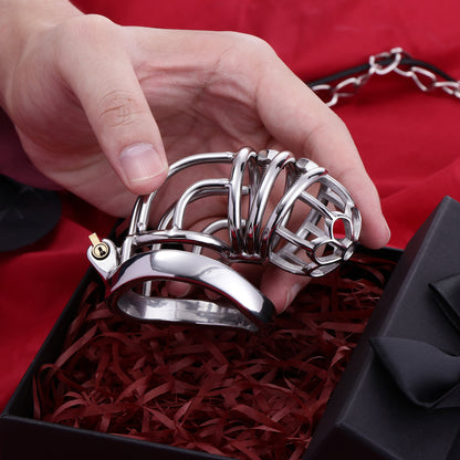Dangling cock cage, Curve Spiked Chastity Cage, F3104 - FRRK