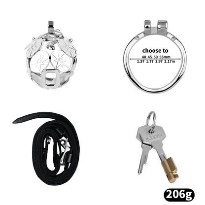 Solar Serpent Coiled Chastity Cage | F316A