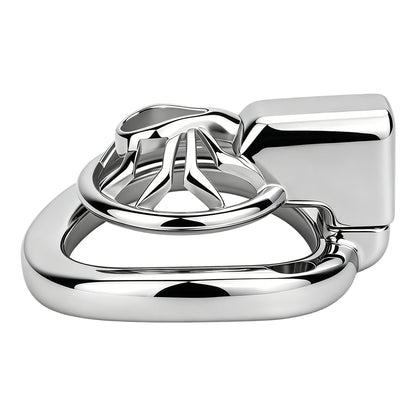 Night Silver Spider Chastity Cage | F328A
