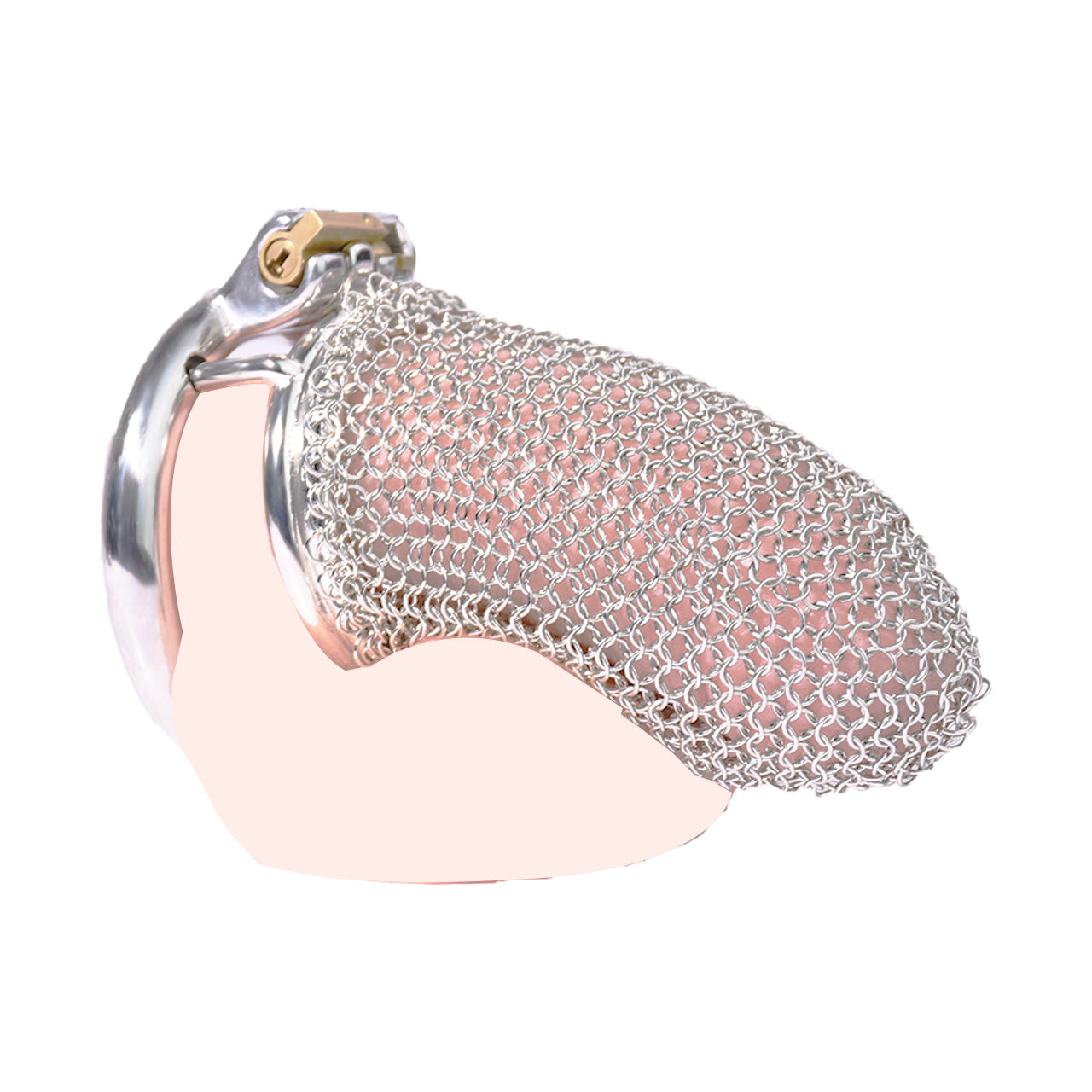 Maxi Metal Mesh Chastity Cage, F3195 - FRRK