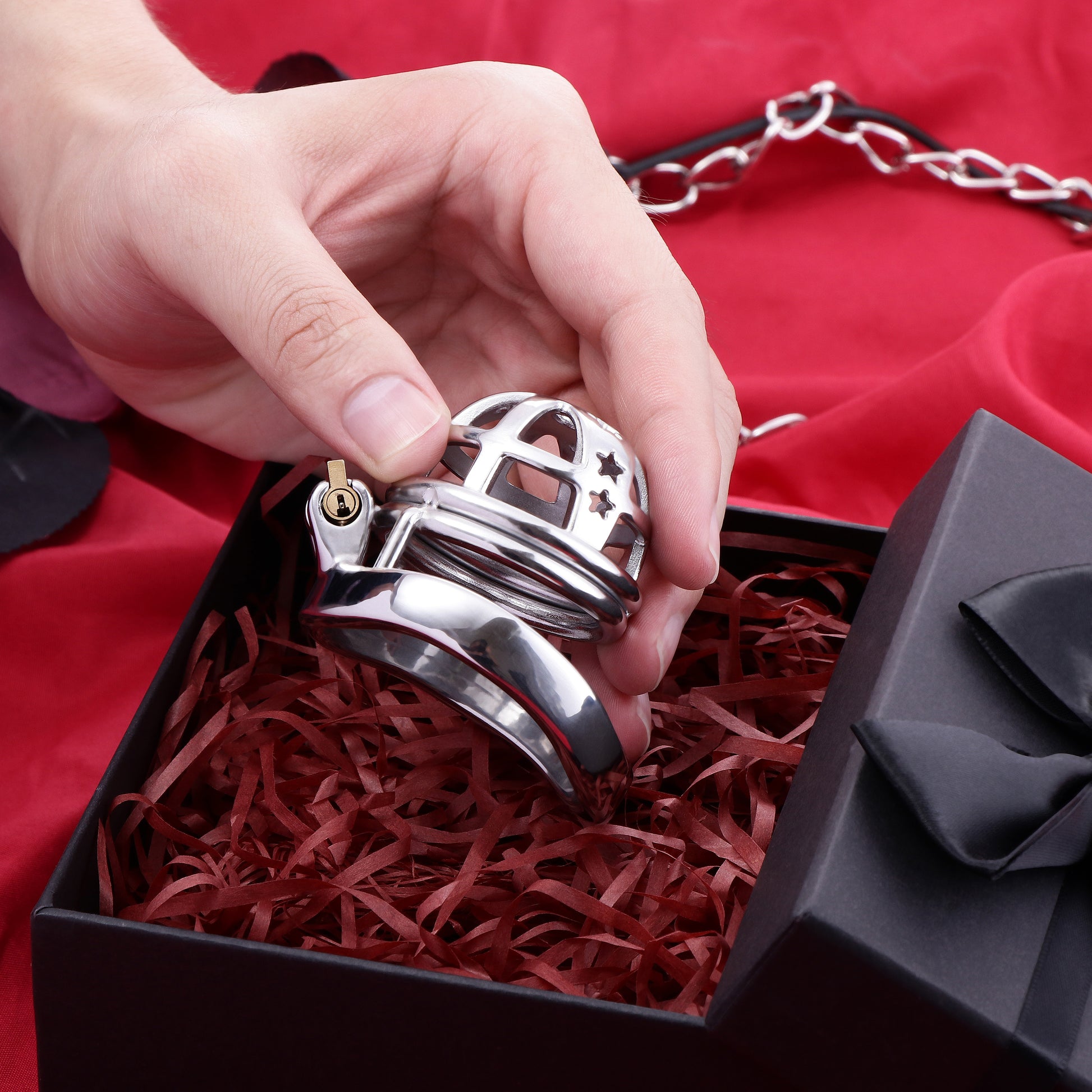 37mm Diameter Large Male Chastity Cage, F3064 - FRRK