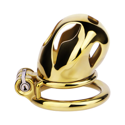 Cobra Series Mamba Chastity Cage | F312A Small Size - Golden